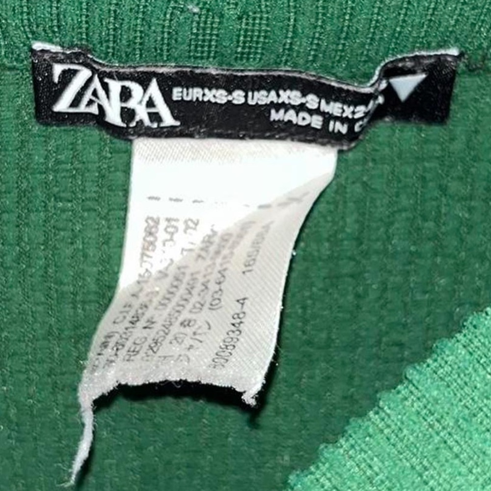 Zara Matching Ribbed Biker Short Set - Picture 5 of 5